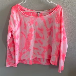 Aeropostale Pink Tie Dye Sweatshirt Size L